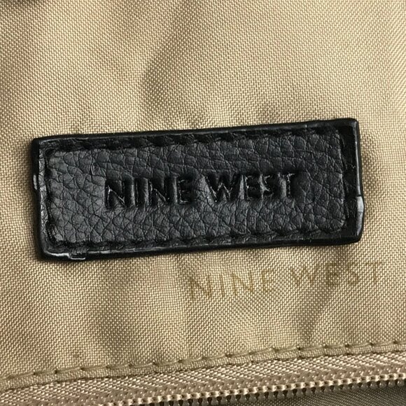 Nine‎ West Tote Travel Computer Shoulder Bag Designer Case Womens Brown/Black - Picture 9 of 15